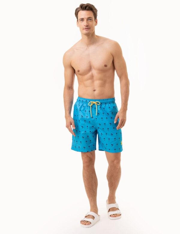 7 PALM TREE PRINT SWIM TRUNKS - Image 2