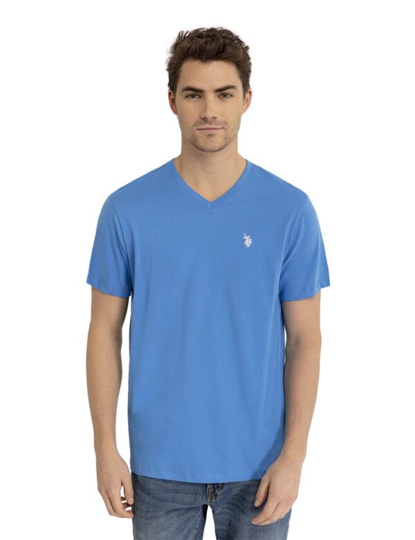 SOLID V-NECK T-SHIRT