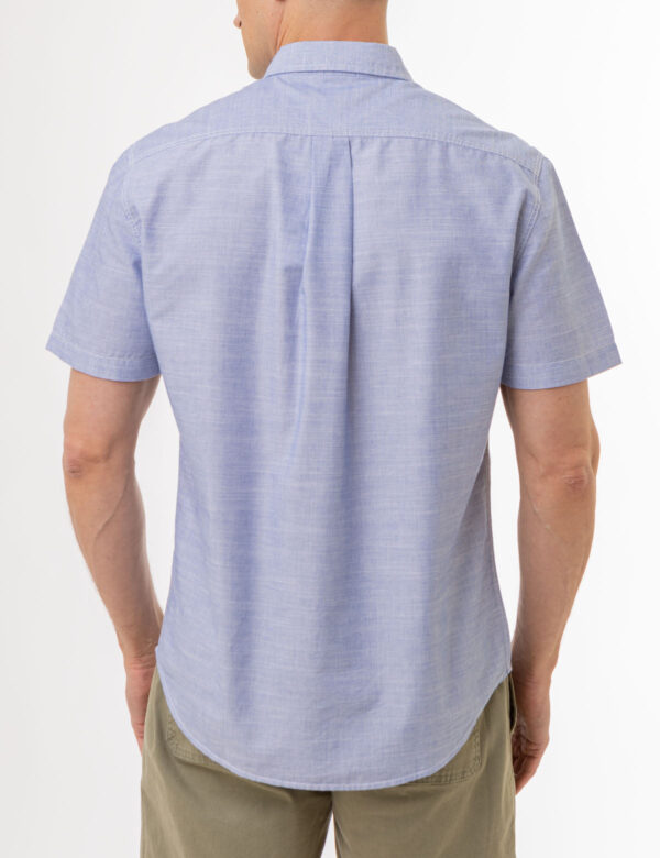 SHORT SLEEVE SLUB WOVEN SHIRT - Image 8