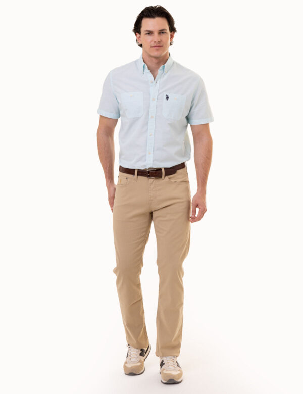 SHORT SLEEVE SLUB WOVEN SHIRT - Image 3