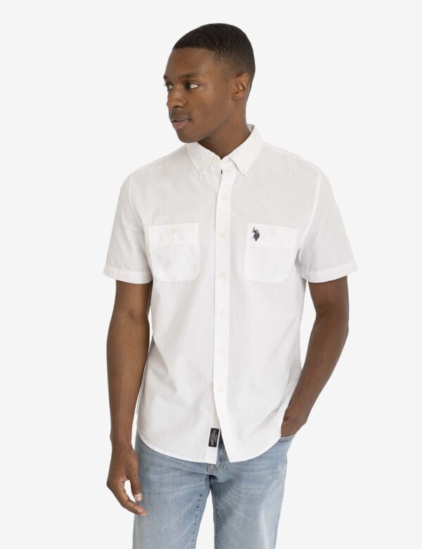 SHORT SLEEVE SLUB WOVEN SHIRT - Image 14