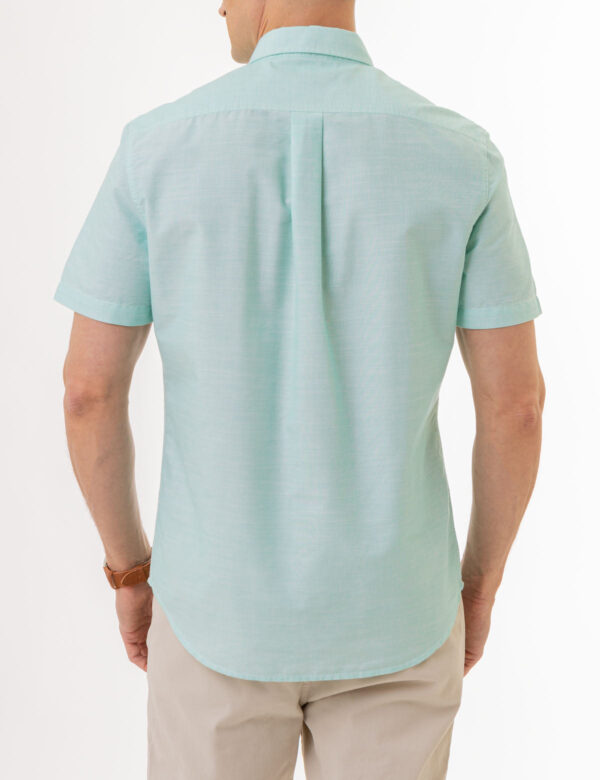 SHORT SLEEVE SLUB WOVEN SHIRT - Image 12