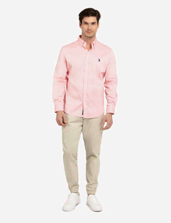 LONG SLEEVE SOLID STRETCH POPLIN SHIRT - Image 5