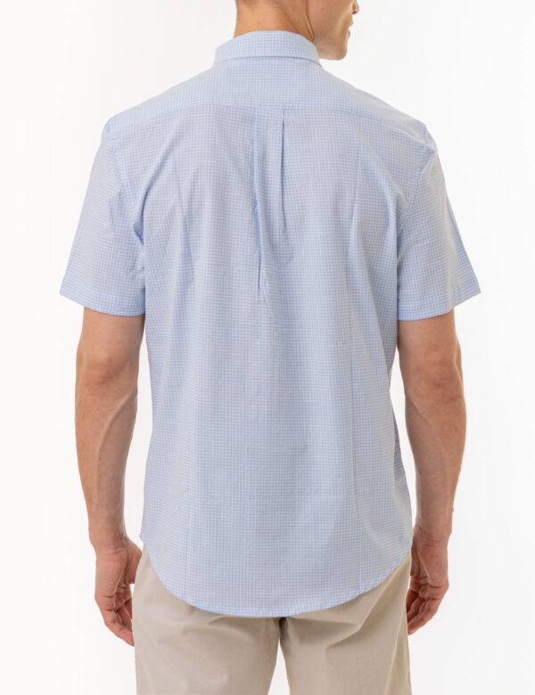 SHORT SLEEVE GINGHAM SHIRT WITH POCKET - Image 2