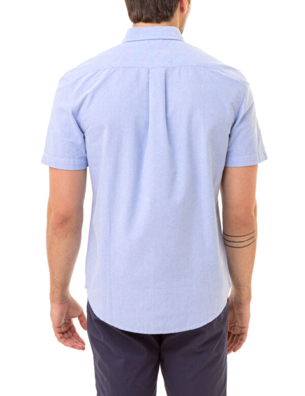 SOLID DIAGONAL STRIPE OXFORD WOVEN SHIRT - Image 3