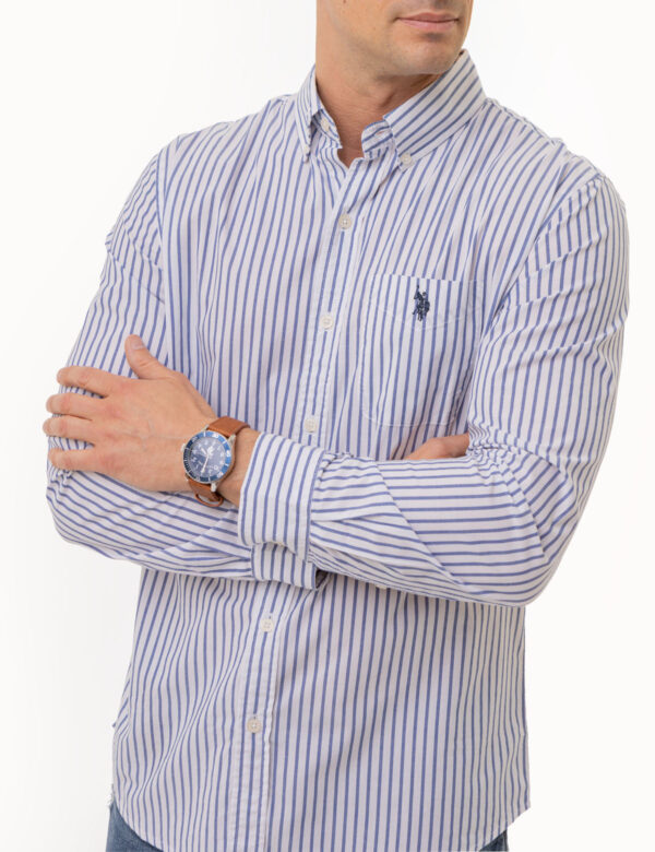LONG SLEEVE FINE MADRAS STRIPE WOVEN SHIRT - Image 3