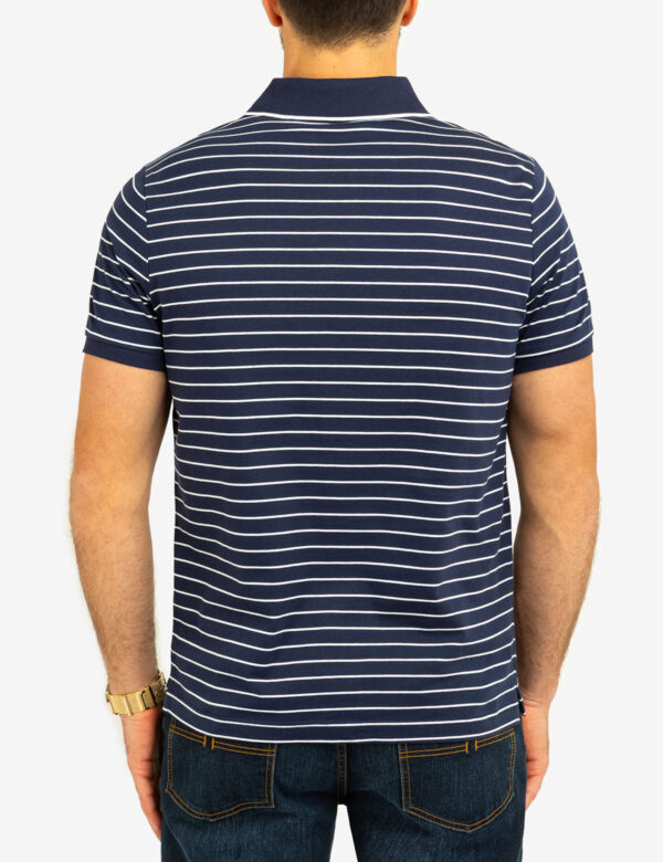 YARN DYE STRIPE JERSEY POLO SHIRT - Image 8