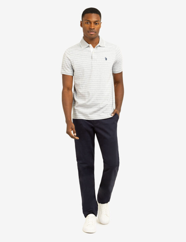 YARN DYE STRIPE JERSEY POLO SHIRT - Image 11