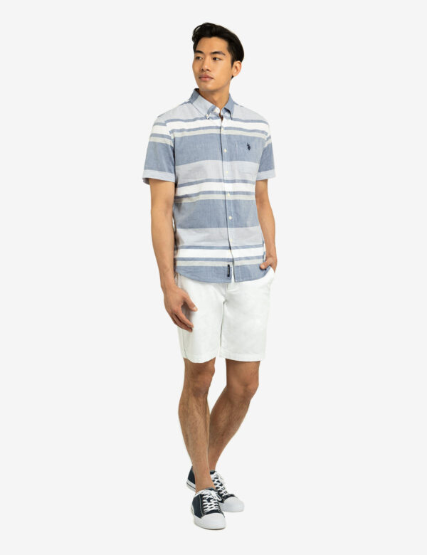 HEATHER MADRAS SHORT SLEEVE WOVEN SHIRT - Image 3