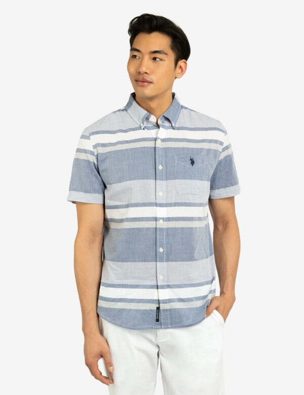 HEATHER MADRAS SHORT SLEEVE WOVEN SHIRT - Image 2