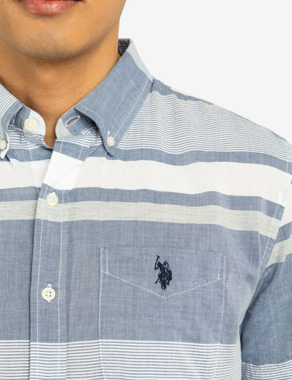 HEATHER MADRAS SHORT SLEEVE WOVEN SHIRT - Image 4