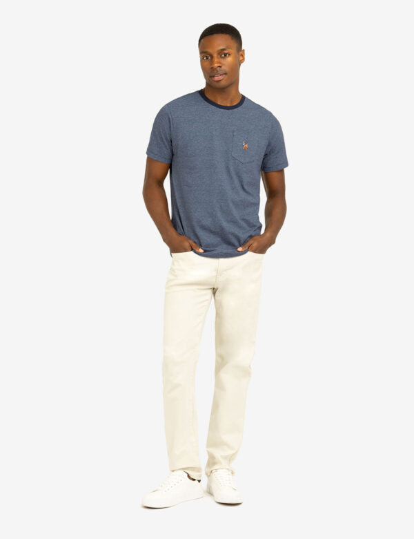 MINI STRIPE RINGER T-SHIRT WITH POCKET - Image 7
