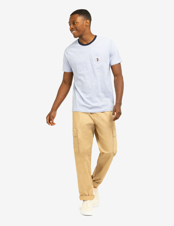 MINI STRIPE RINGER T-SHIRT WITH POCKET - Image 3
