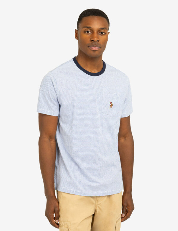 MINI STRIPE RINGER T-SHIRT WITH POCKET - Image 2