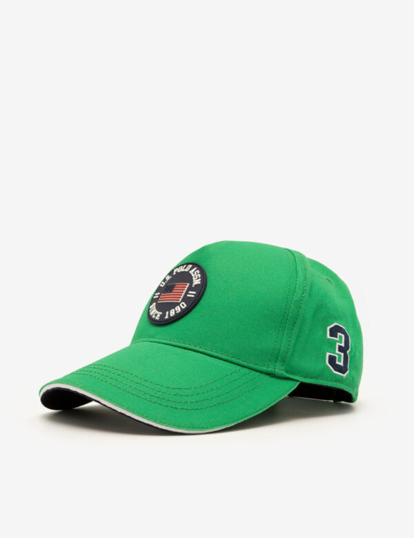 MENS USPA CIRCLE RUBBER LOGO HAT - Image 2